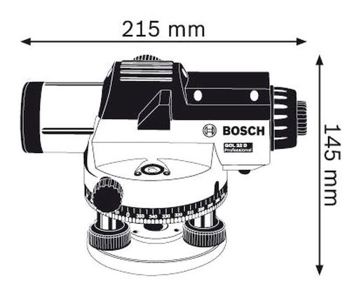 Оптический нивелир Bosch GOL 32 D Professional 0601068500